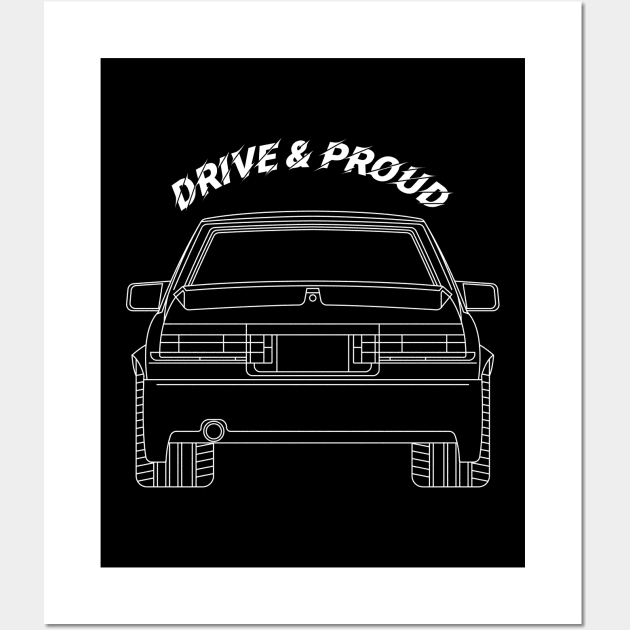 Drive & Proud AE86 Wall Art by cowyark rubbark